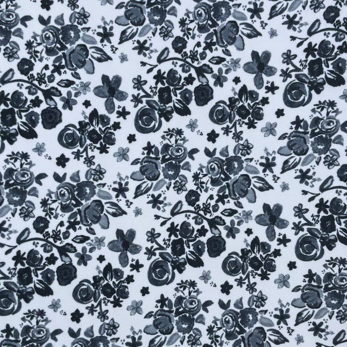 WPC Black & White Teacup | 1 Yard Cut