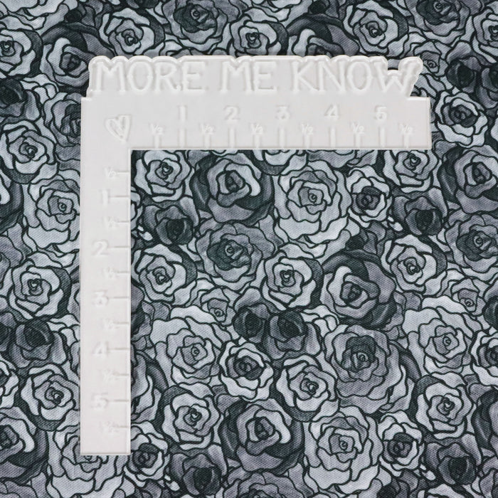 WPC Grayscale Roses | 1 Yard Cut