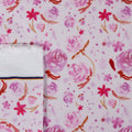 This printed WPC-Lite is of watercolor flowers in pink tones.