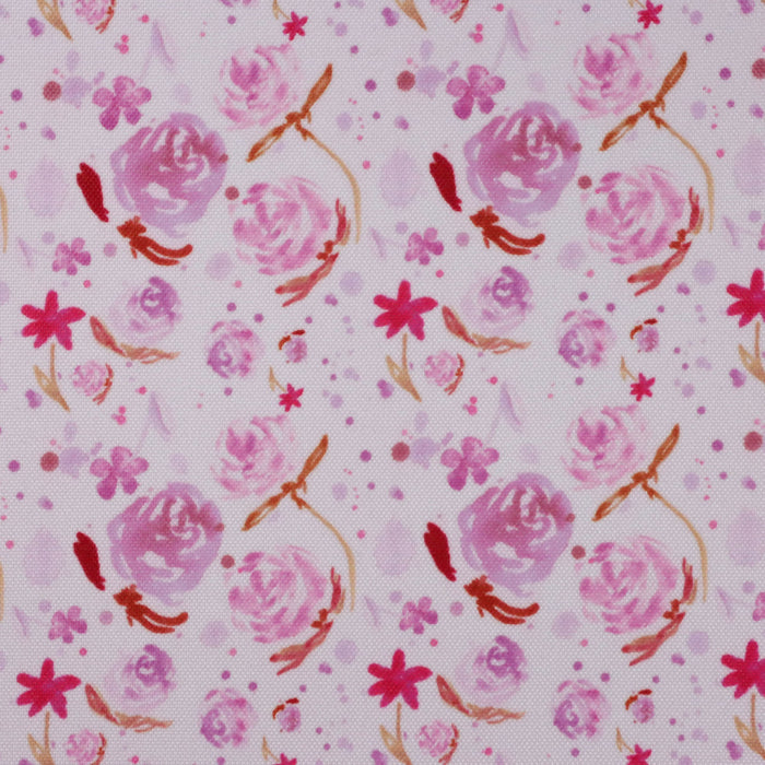 This printed WPC-Lite is of watercolor flowers in pink tones.