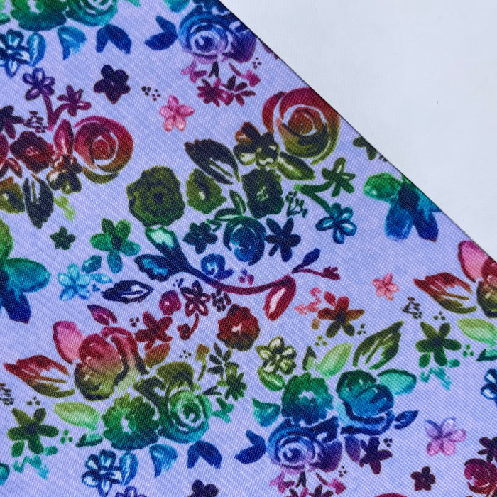 WPC Teacup Roses in Rainbow | Round 49 - 2 Yard Cut