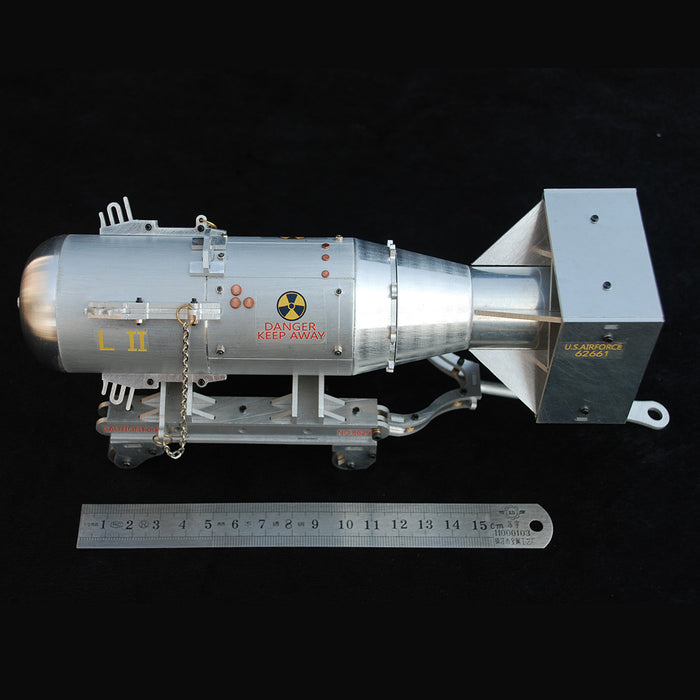 WWII 1/12 Scale Atomic Bomb 3D Metal Model Military Assembly Toy